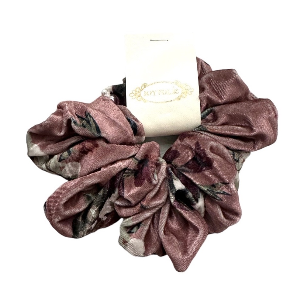 Joyfolie Oversized Scrunchie in Pink Floral | NWT